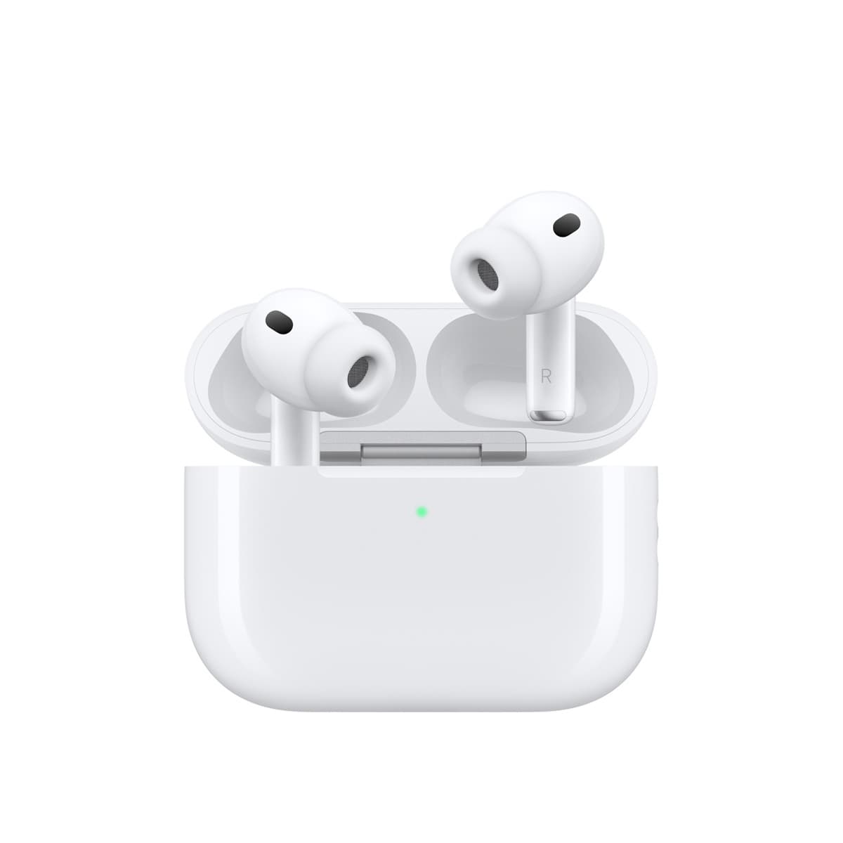 AirPods Pro 3 beside their charging case